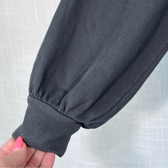 Urban Outfitters Out From Under Grey Pullover Notch Neck Sweatshirt Size S - Picture 6 of 14